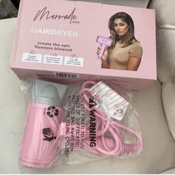 Pink Mermade Hair Dryer - Picture 6 of 15